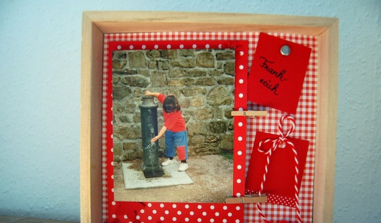 So bastelst du einen tollen Rahmen für Erinnerungen