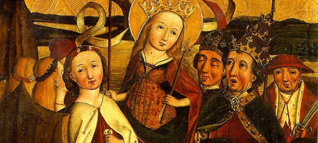 Die Geschichte der heiligen Ursula beginnt in der Betragne und endet in Köln. (Foto: „StaUrsulaCepleanu“ von Spiridon MANOLIU - Eigenes Werk. Lizenziert unter Gemeinfrei über Wikimedia Commons - https://commons.wikimedia.org/wiki/File:StaUrsulaCepleanu.jpg#/media/File:StaUrsulaCepleanu.jpg)