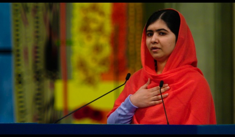 Malala setzt sich für Bildung ein. Ein Film über ihr Leben und ihren Kampf für Bildung ist gerade im Kino zu sehen. (Foto: dpa)
