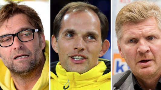 Jürgen Klopp, Thomas Tuchel und Stefan Effenberg. Diese drei Trainer stehen im Moment unter Beobachtung. (Foto: dpa)
