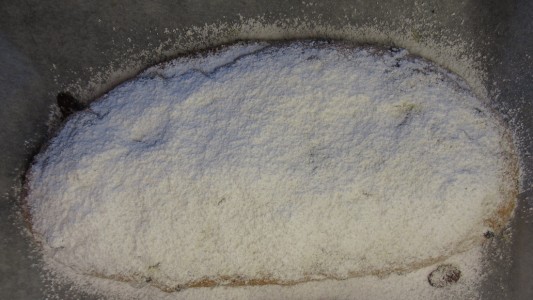 So sieht der fertige Stollen aus. (Alle Fotos: Valerie Sommersberg)