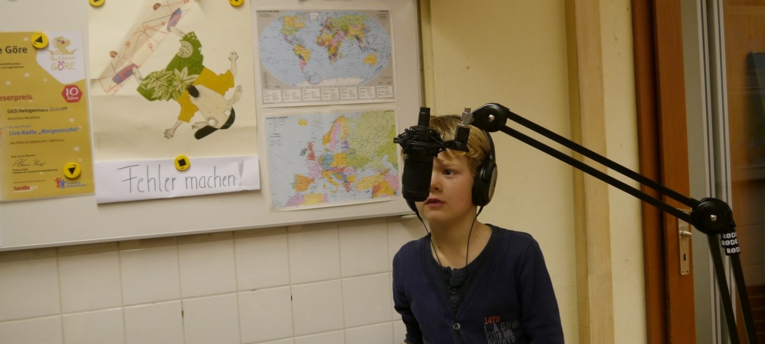 Carolin zu Besuch beim Morgenmuffel-Radio