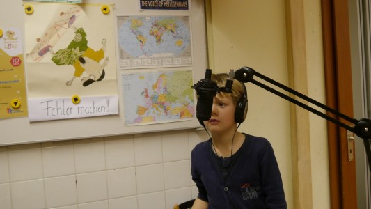 Carolin zu Besuch beim Morgenmuffel-Radio