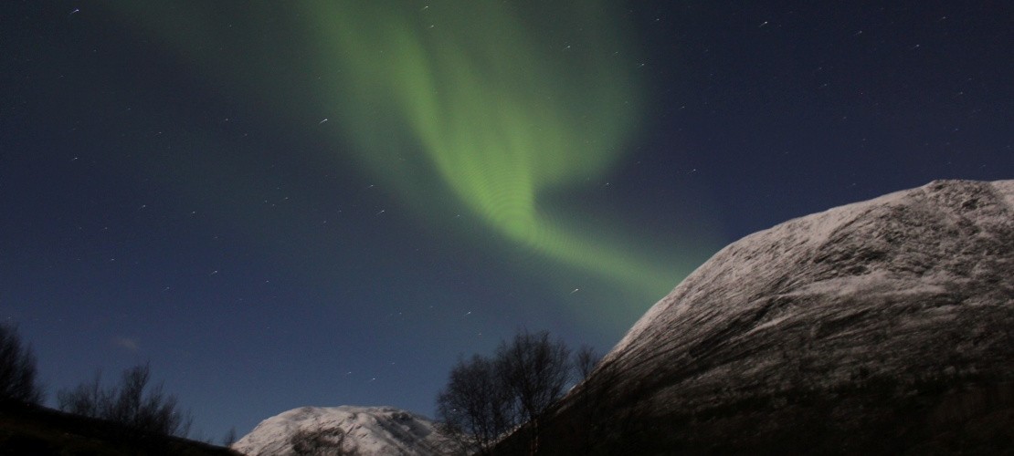 Duda hat Polarlichter in Norwegen beobachtet