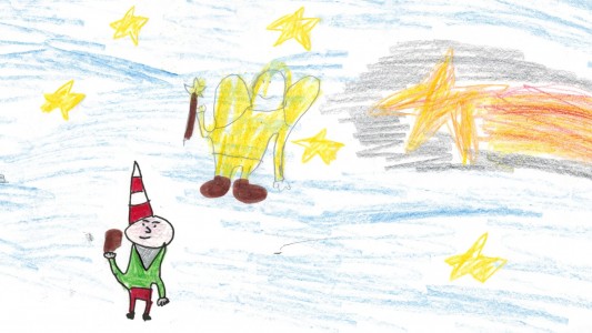So stellt Von Sarah (7) aus Engelskirchen sich Rolo vor.