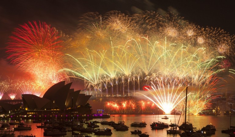 Neujahr kommt überall wann anders