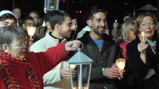 Zum ersten Mal Weihnachten