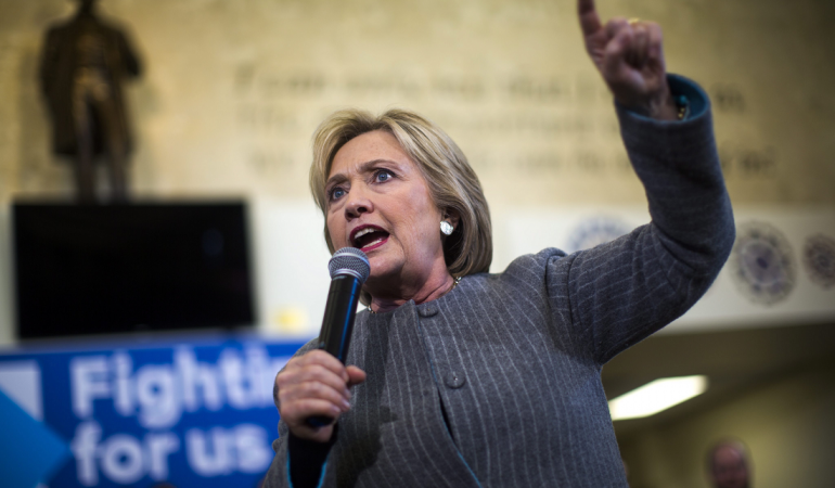 Hillary Clinton muss Pause machen