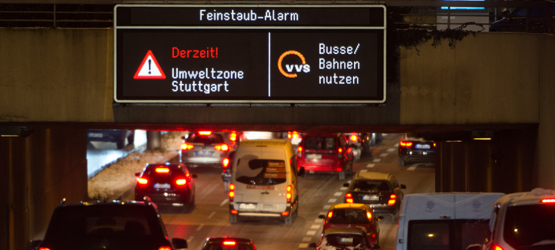 Zu viel Feinstaub in der Luft