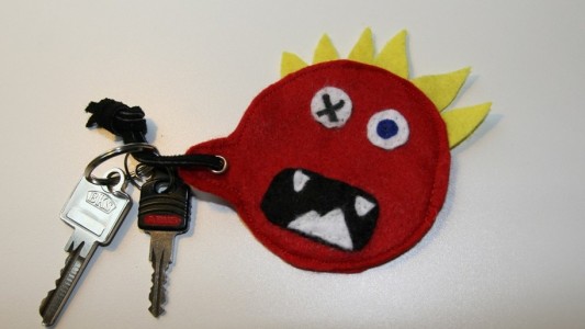 Monstermäßiger Schlüsselanhänger