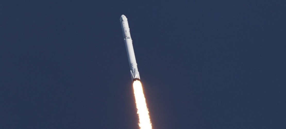 Rakete landet sicher auf der Erde