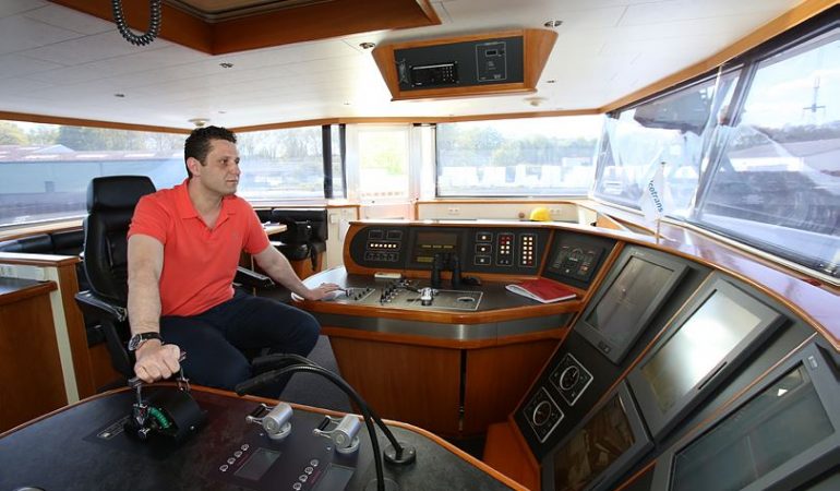 So lebt ein Kapitän auf seinem Schiff