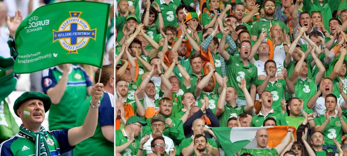 Eine zweigeteilte Insel