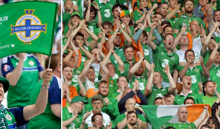 Eine zweigeteilte Insel