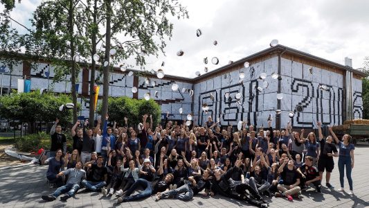 Schüler protestieren gegen Papier