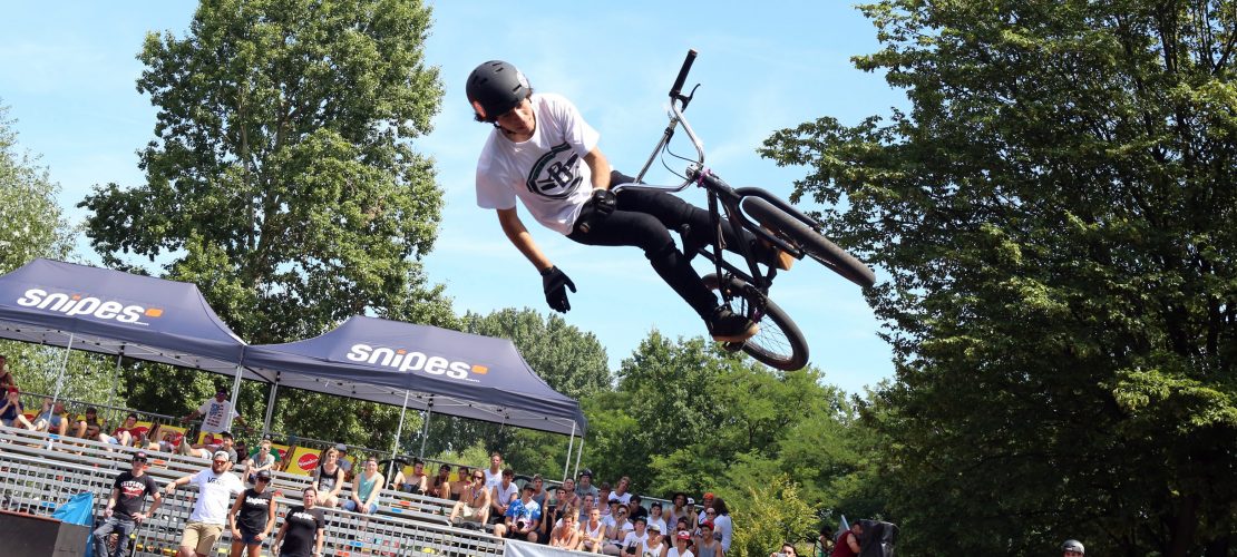 Solche Stunts kann man im Rheinpark am kommenden Wochenende sehen. (Foto: Goyert)
