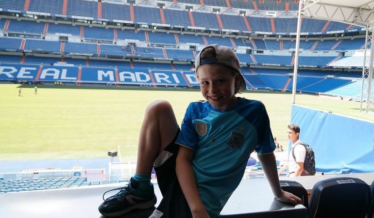 Im Fußball-Stadion der Superstars