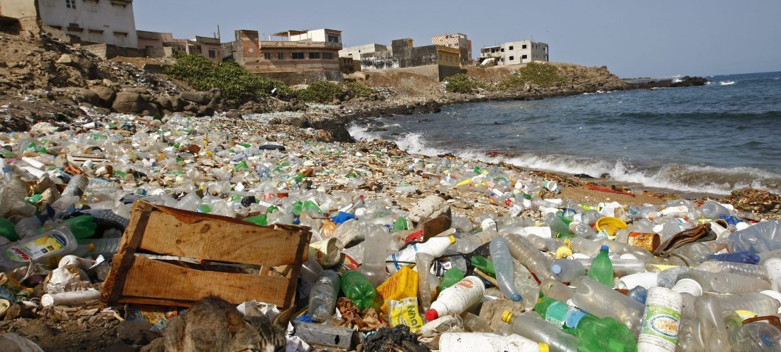 Plastikberge im Meer