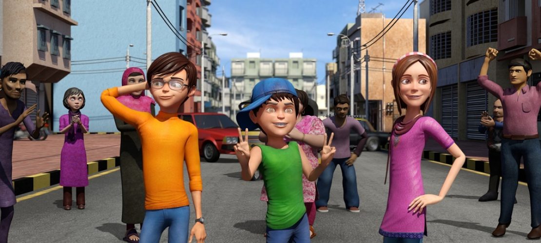 Drei Superhelden aus Pakistan