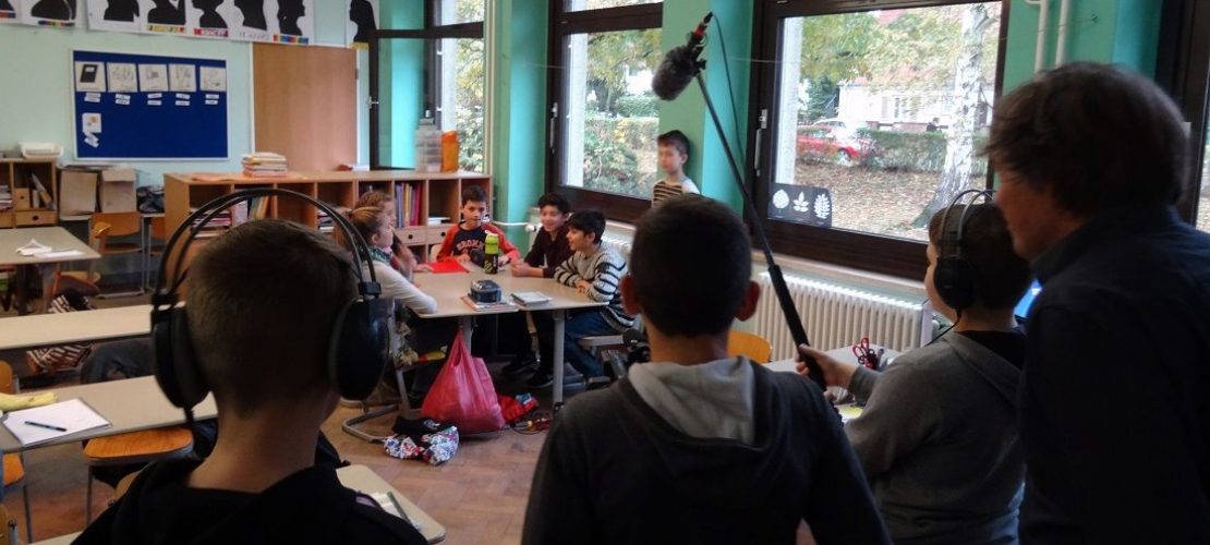 Schüler drehen einen Film