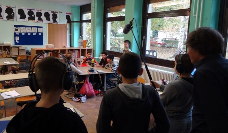 Schüler drehen einen Film