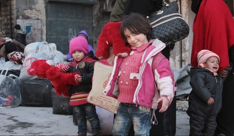 Schwierige Rettung aus  Aleppo