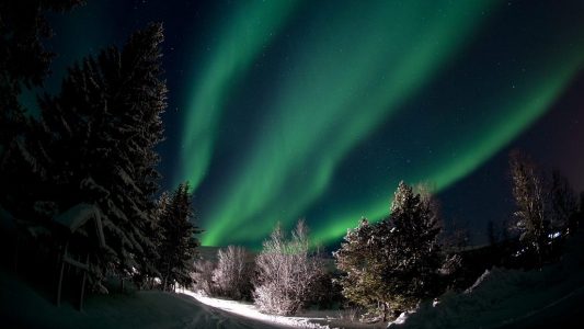 Wie entstehen Polarlichter?