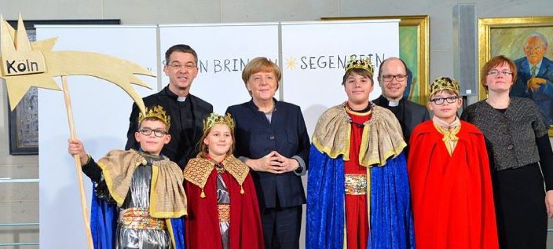 Simon besucht die Kanzlerin