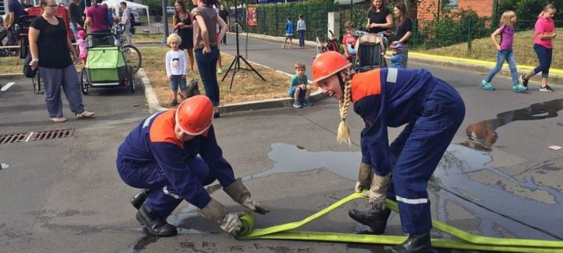 Als Mädchen bei der Feuerwehr