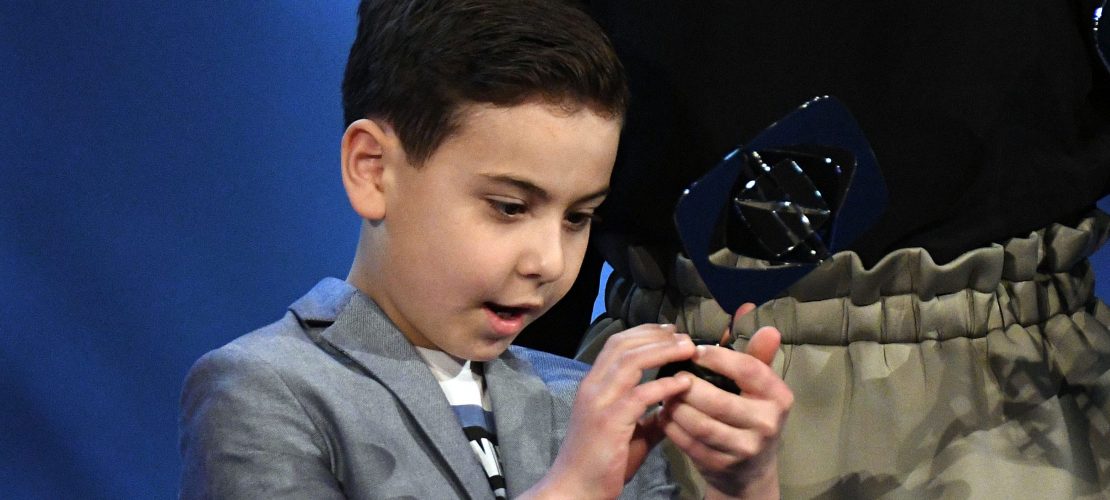 Vincent bekommt einen Preis