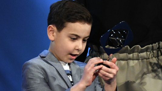 Vincent bekommt einen Preis