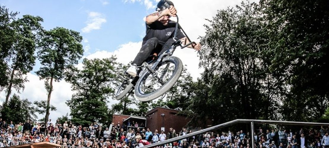 Am Wochenende treffen sich im Jugendpark BMX-Fahrer aus der ganzen Welt und zeigen ihre Tricks! (Foto: BMX CGN/Haferkamp)