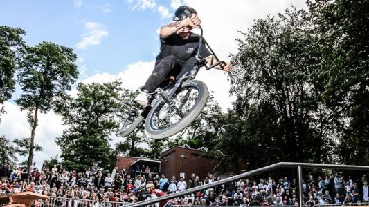 Am Wochenende treffen sich im Jugendpark BMX-Fahrer aus der ganzen Welt und zeigen ihre Tricks! (Foto: BMX CGN/Haferkamp)