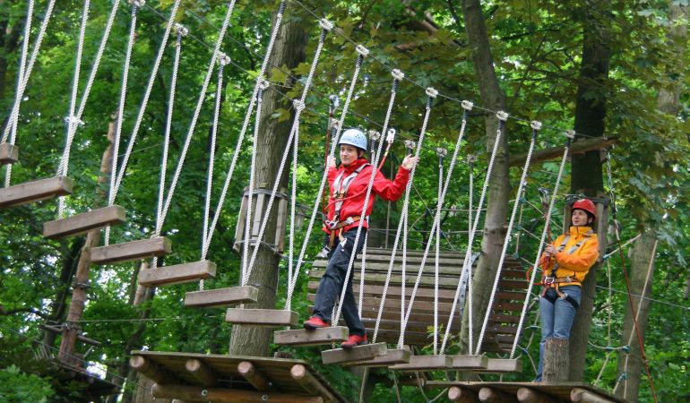 Kletterwälder in der Region