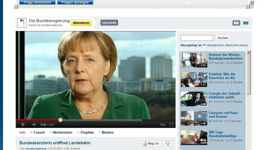 Politiker nutzen Youtube