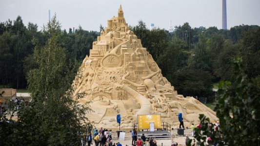 Die größte Sandburg der Welt