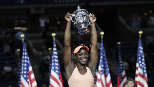 Sloane Stephens freut sich riesig