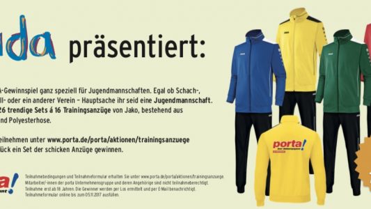 Gewinne Ausrüstung für dein Team!