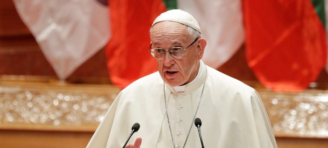 Papst besucht das Land Myanmar