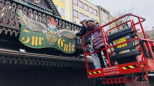 So wird ein Weihnachtsmarkt aufgebaut