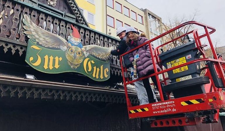 So wird ein Weihnachtsmarkt aufgebaut