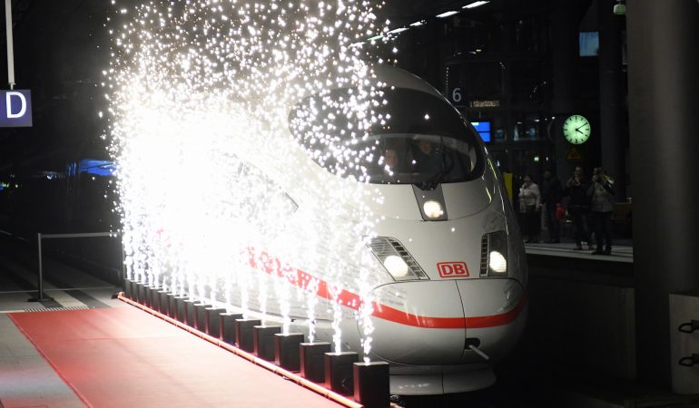 Extra-schnelle Zugstrecke