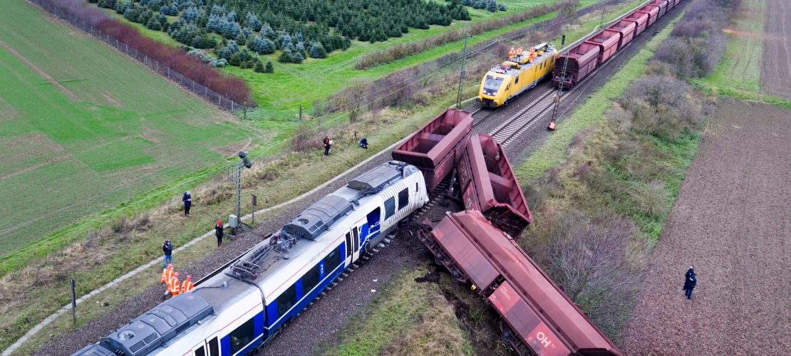 Viele Verletzte bei Zugunglück