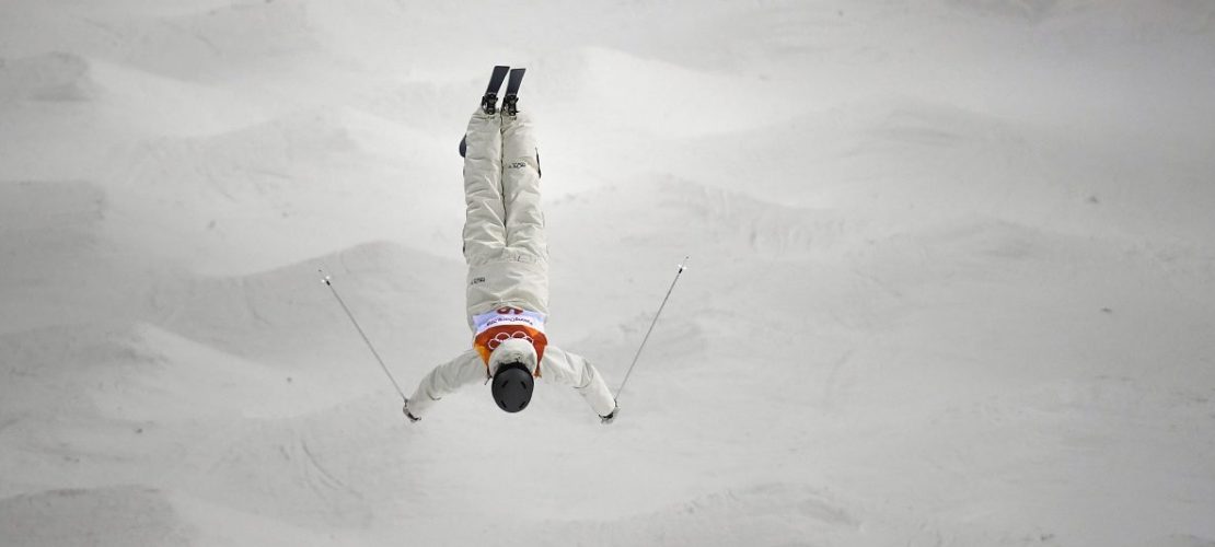 Ski Freestyle, Buckelpiste, Damen, 2. Qualifikationsrunde, Yongpyong Alpin-Zentrum: Katharina Förster aus Deutschland in Aktion. Foto: Angelika Warmuth/dpa +++ dpa-Bildfunk +++