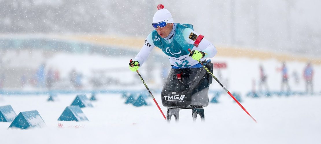 Am 08.03.2018 trainiert die deutsche Athletin Andrea Eskau in Südkorea, Pyeongchang bei den Paralympics. (Foto: dpa)