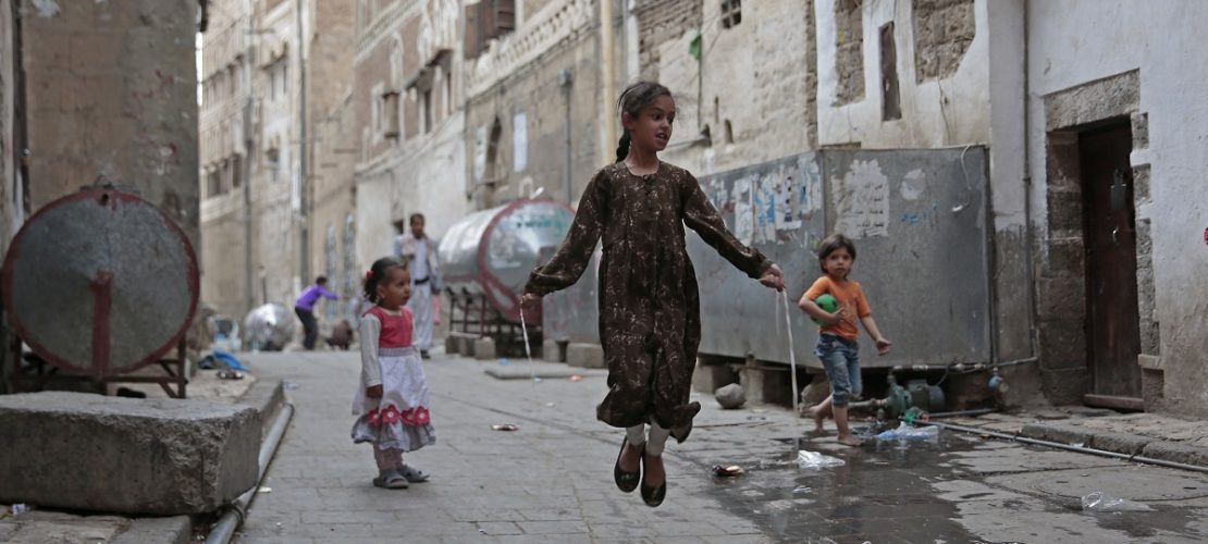 So leben Kinder in der Stadt Sanaa im Land Jemen. (Foto: dpa)
