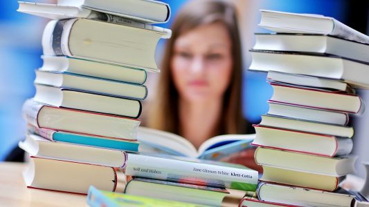 Bis zur Fußball-WM kann man sich die Zeit mit neuen Büchern vertreiben. (Foto: Jan Woitas/dpa)