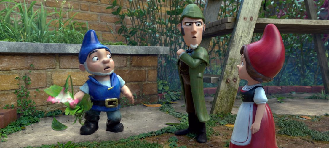 Sherlock Gnomes, Gnomeo und Juliet in einer Szene des Films 