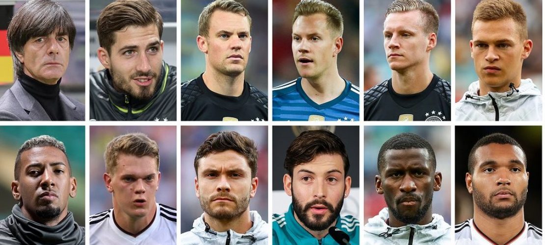 Ein Teil von Löws WM-Kader. Foto: dpa