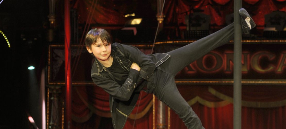 Justin ist Artist im Zirkus Roncalli und lebt hier mit seiner Familie. (Foto: Rako)
